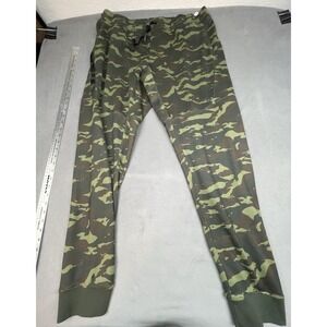 Virus Camo Pants Women 2XL Green Lightweight Stretch Workout Leggings Drawstring